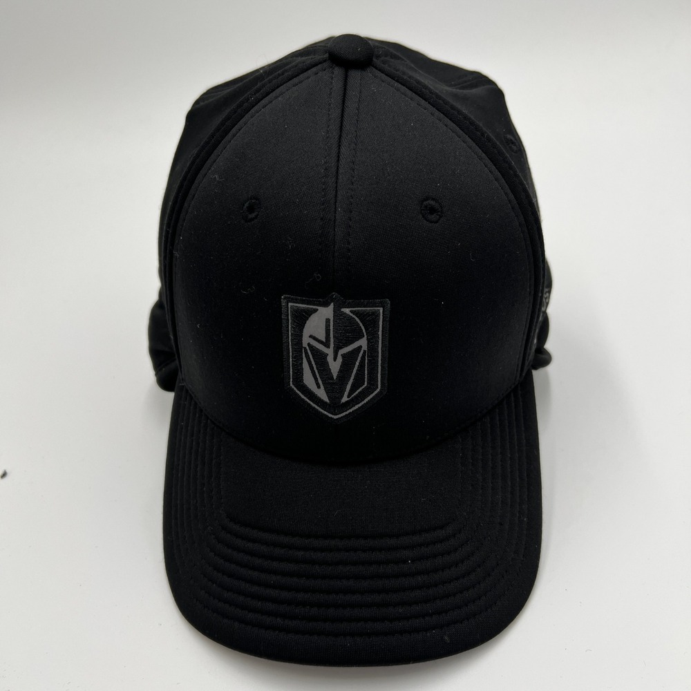 Adidas Vegas Golden Knights NHL COLD.RDY A-Flex Ear Flap Hat Black NWT